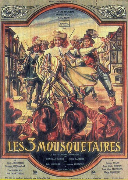 Три мушкетёра / Les trois mousquetaires - 1953